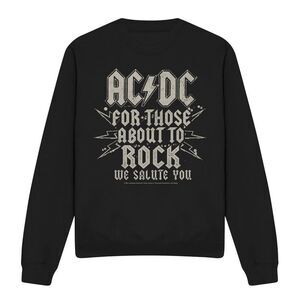 AC/DC Unisex Adult Salute Sweatshirt / Black